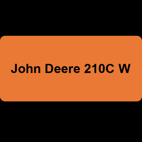 John Deere 210C W